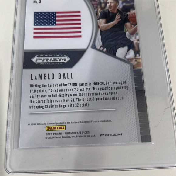 LaMelo Ball Fast Break Pink #3 2020 Panini Prizm Draft Picks - Picture 5 of 6